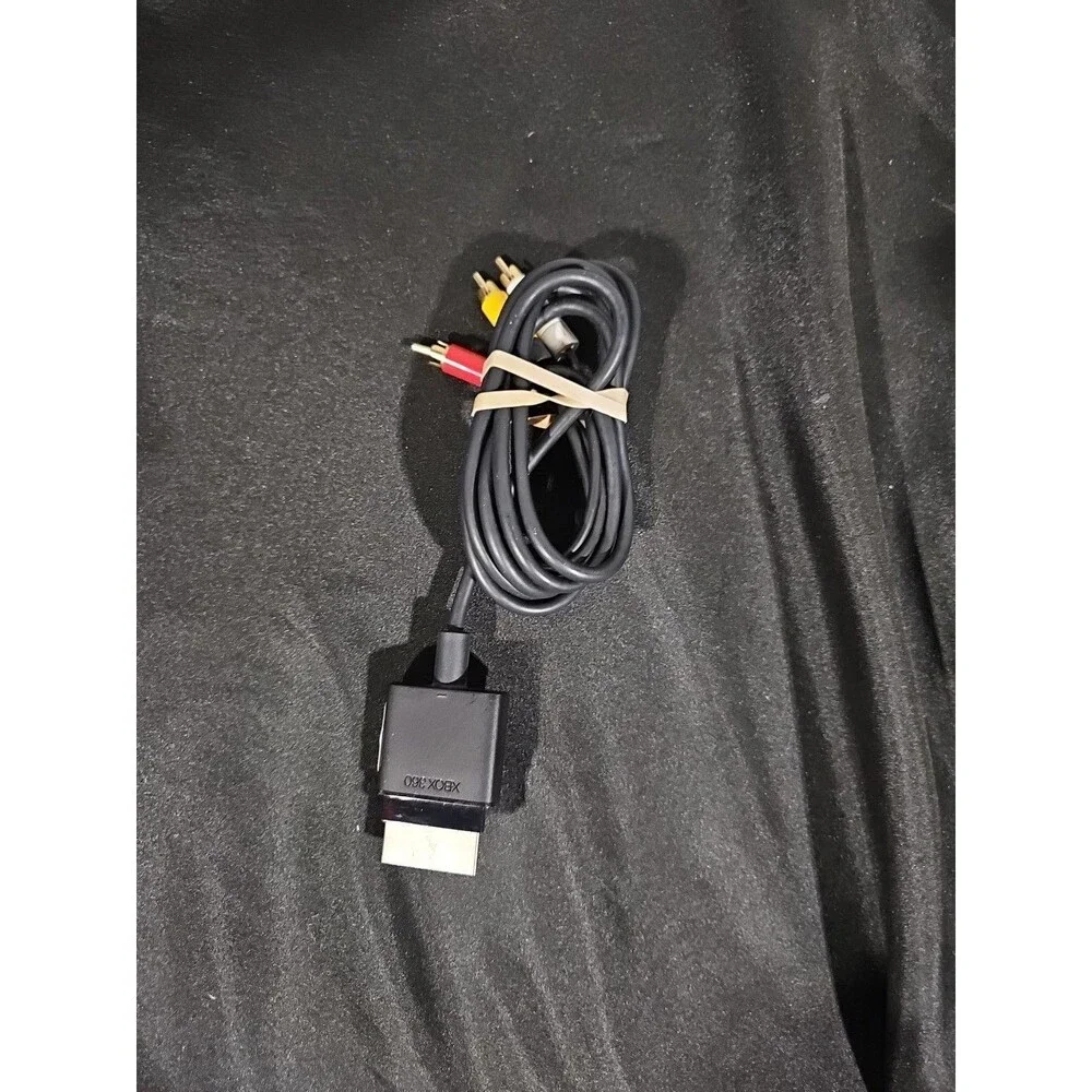 Official OEM Microsoft Xbox 360 AV Composite Audio/Video Cable RCA